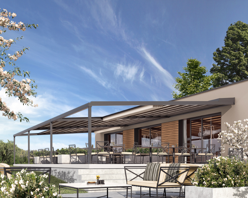 Rivera accoupl�s pour terrasse de restaurant